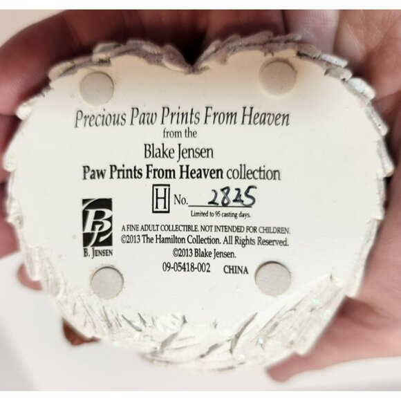 Blake Jensen Paw Prints From Heaven Dachshund Figurine Brown White #2825 - Picture 10 of 15